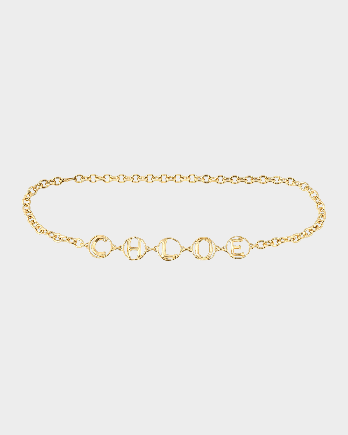 Chloe Logo Script Jewelry Belt