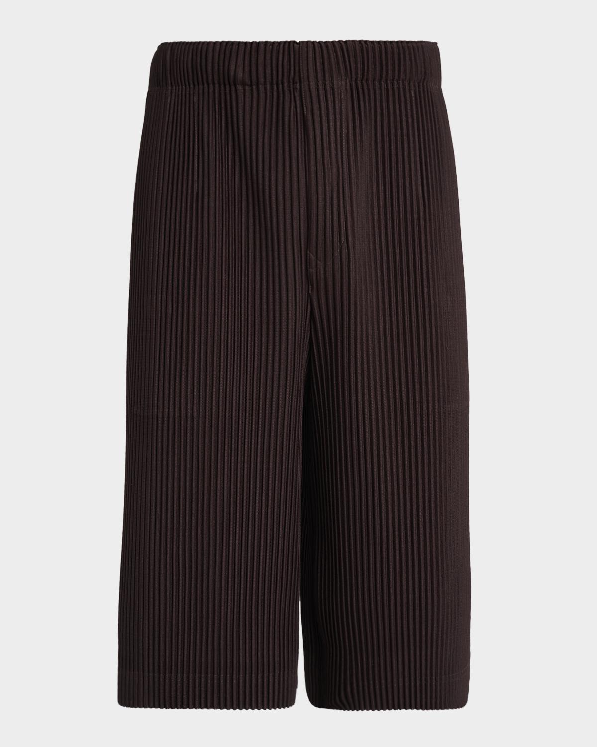 Men & apos;s Pleated Bermuda Shorts