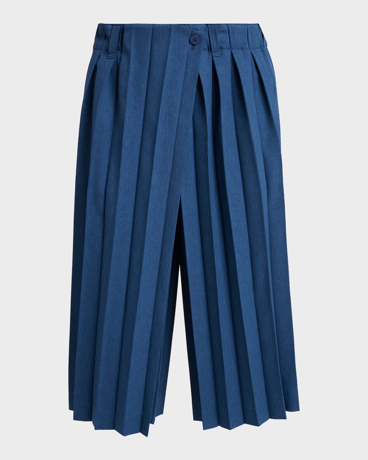 Issey Miyake Men & Apos;s Edge Ensemble Pleated Trousers In Blue