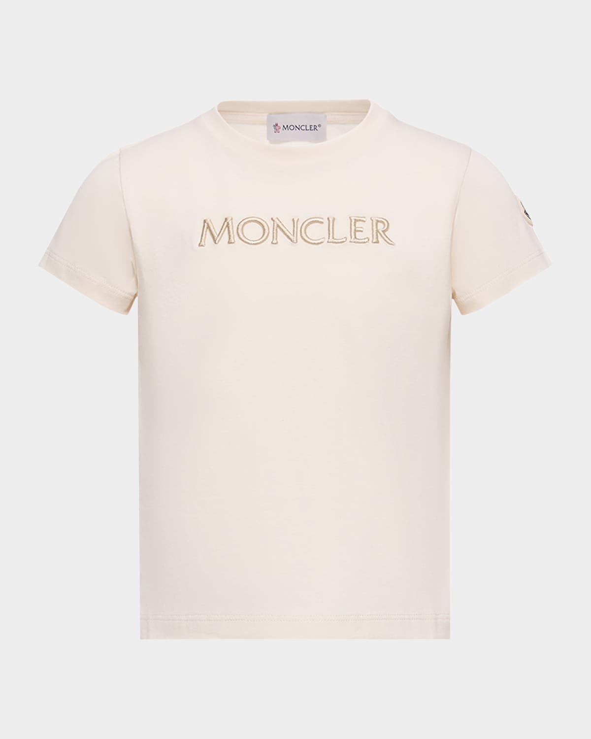 Moncler Girl 's Embroidered Logo Cotton T-Shirt, Size -10