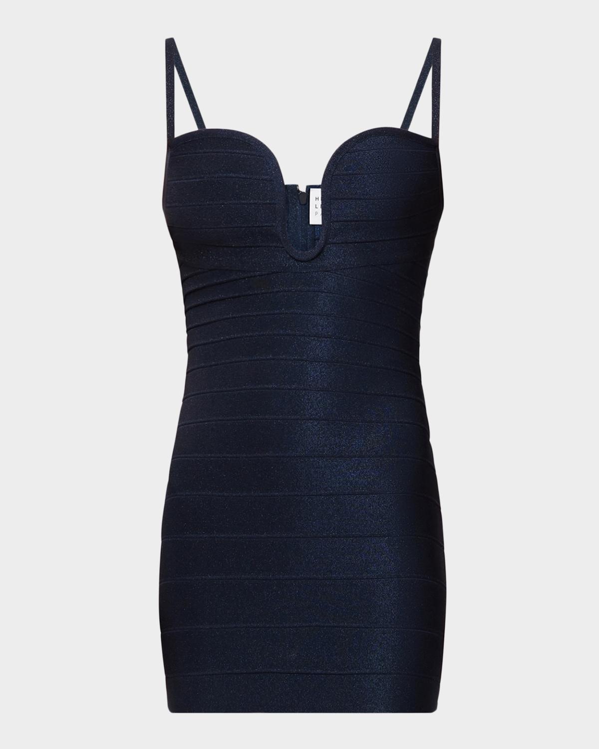 Hervé Léger The Lurex Romy Mini Dress