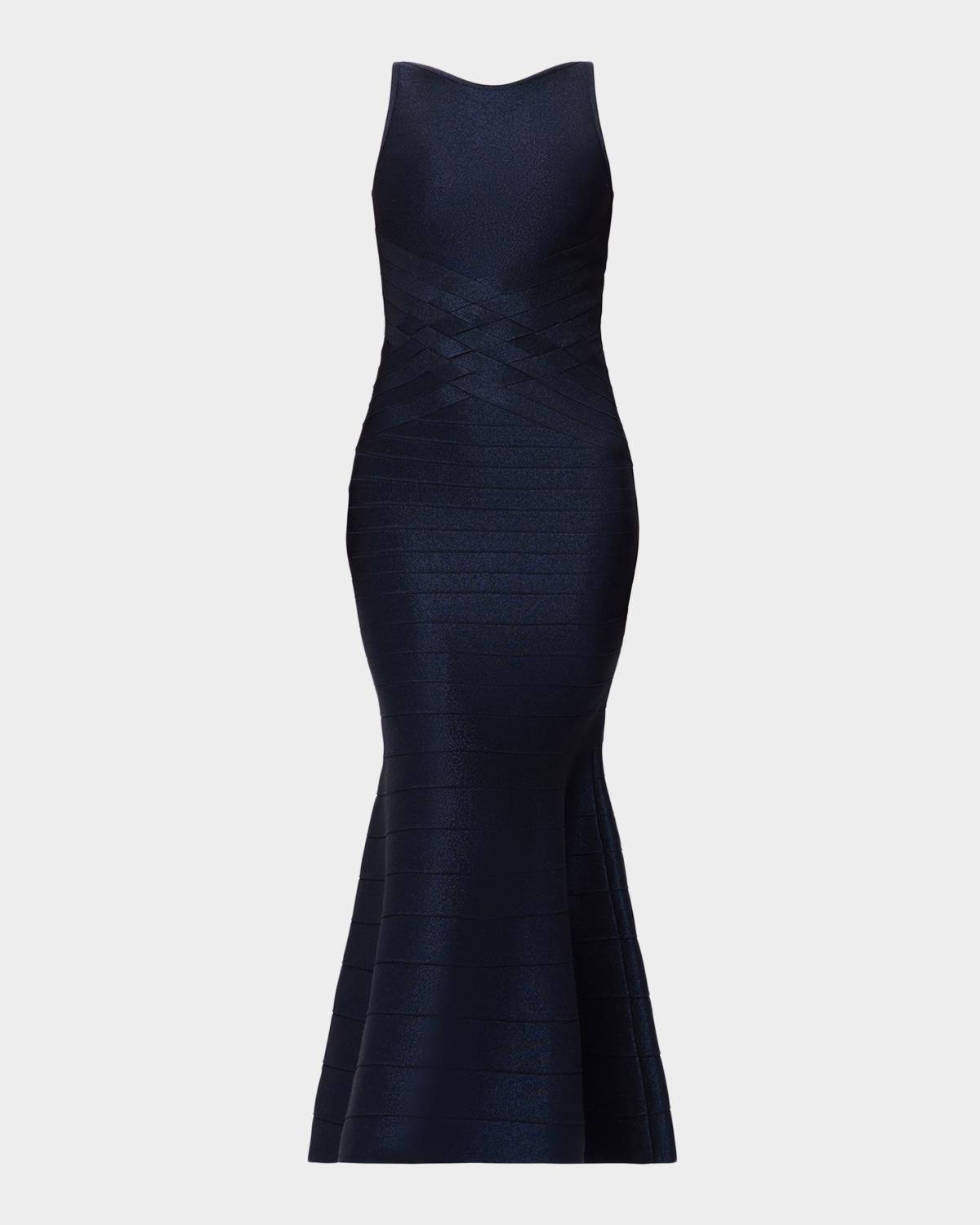Hervé Léger The Lurex Dion Mermaid Dress