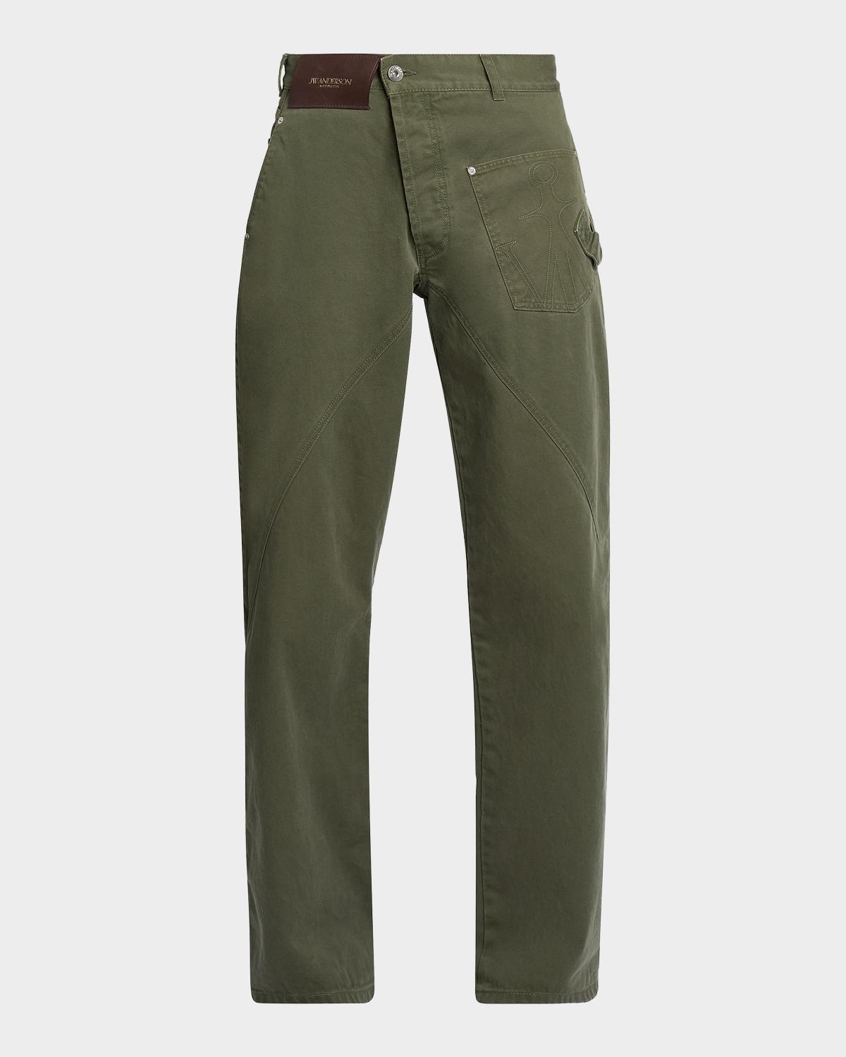 JW Anderson Men's Twisted Workwear Jeans