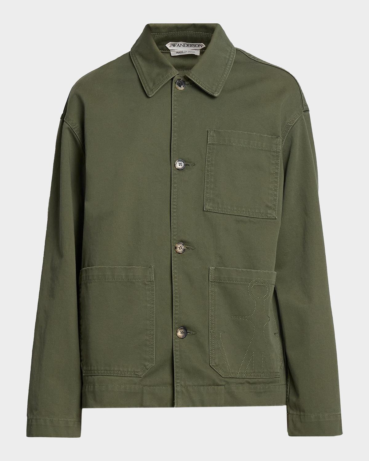 JW Anderson Mens Patch-Pocket Blouson Jacket