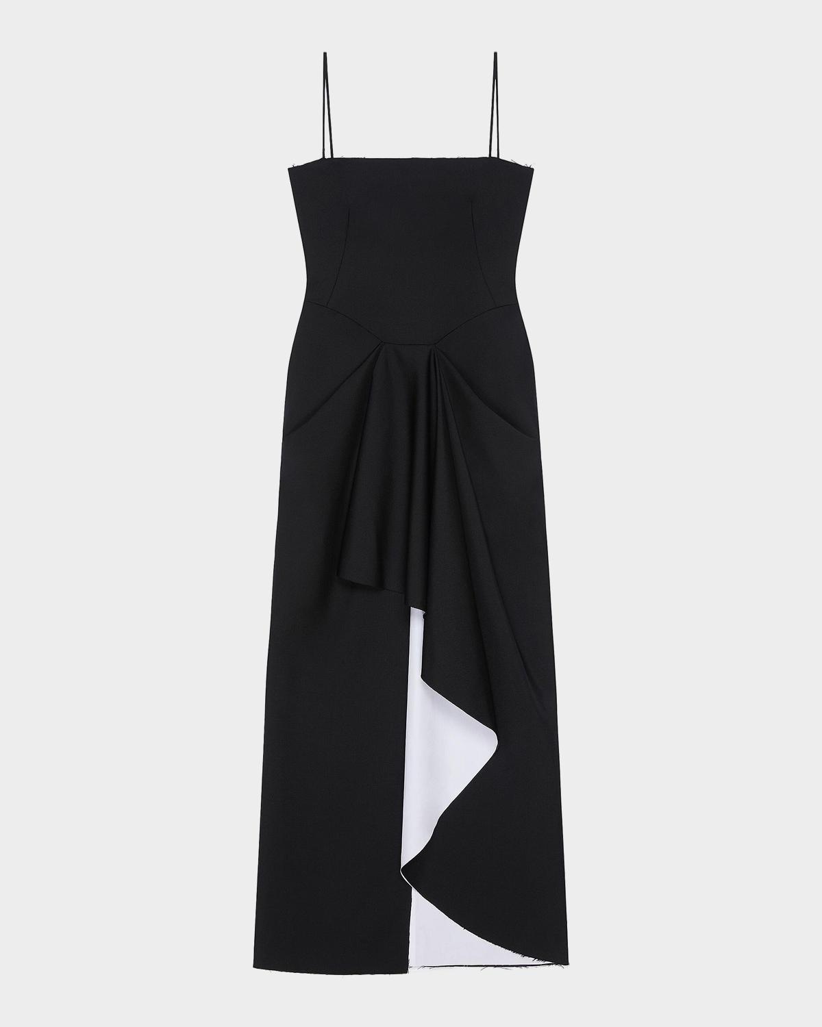 Givenchy Sliced Wrapped Maxi Dress