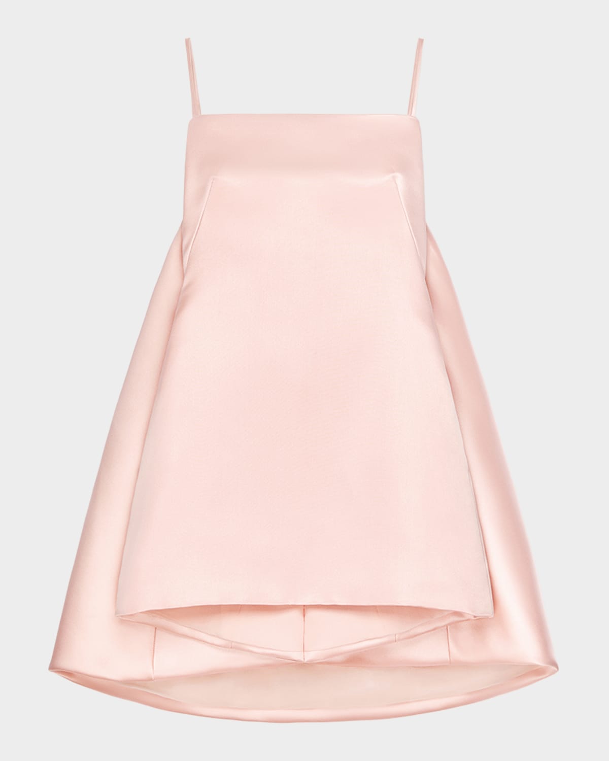 Givenchy Sliced Cape Satin Mini Dress | Thumbnail 4 Givenchy Sliced Cape Satin Mini Dress | Thumbnail 4
