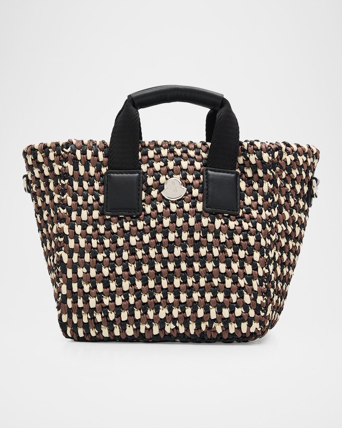 Caradoc Micro Raffia Crochet Tote Bag