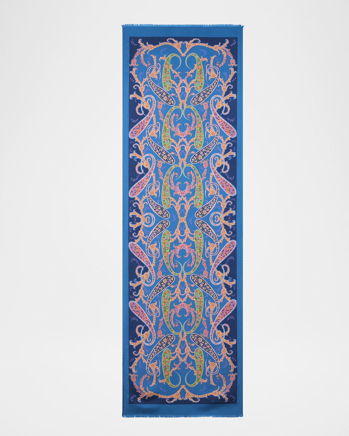 Etro Paisley-Print Silk Scarf