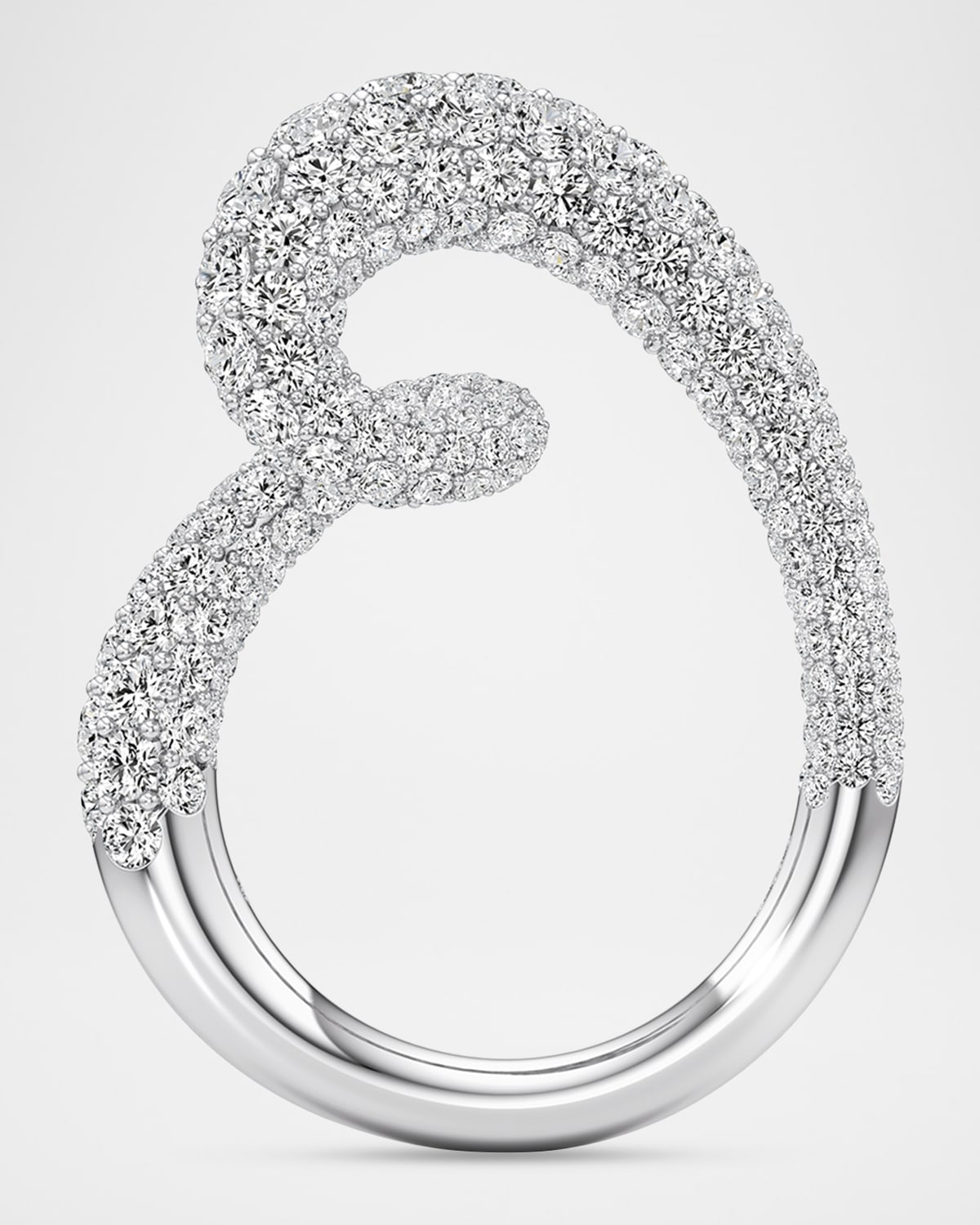 Hoorsenbuhs Dame Tri-Link Antiquated Ring with Diamonds | Neiman