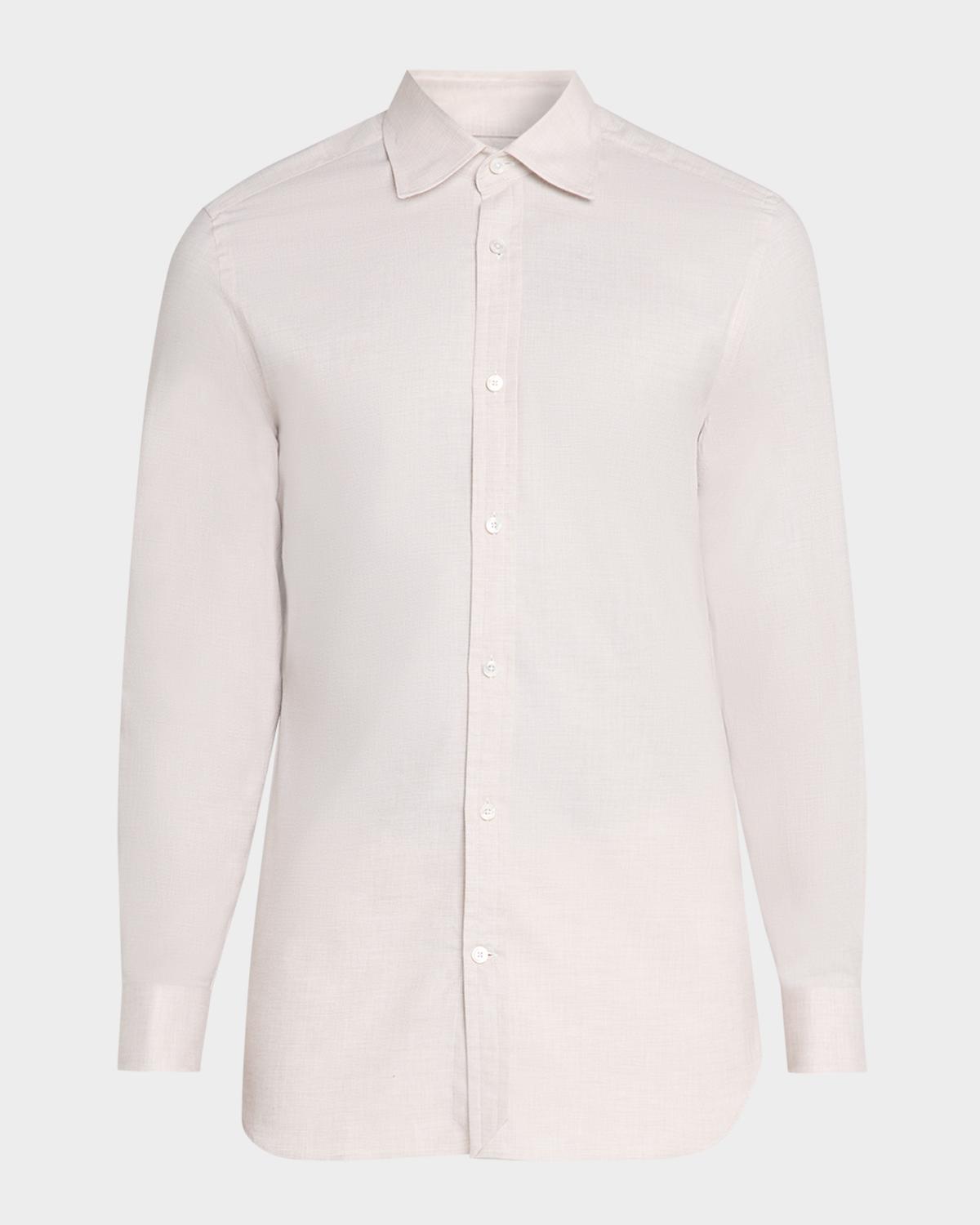 dunhill Men's Sea Island Cotton Button-Front Shirt