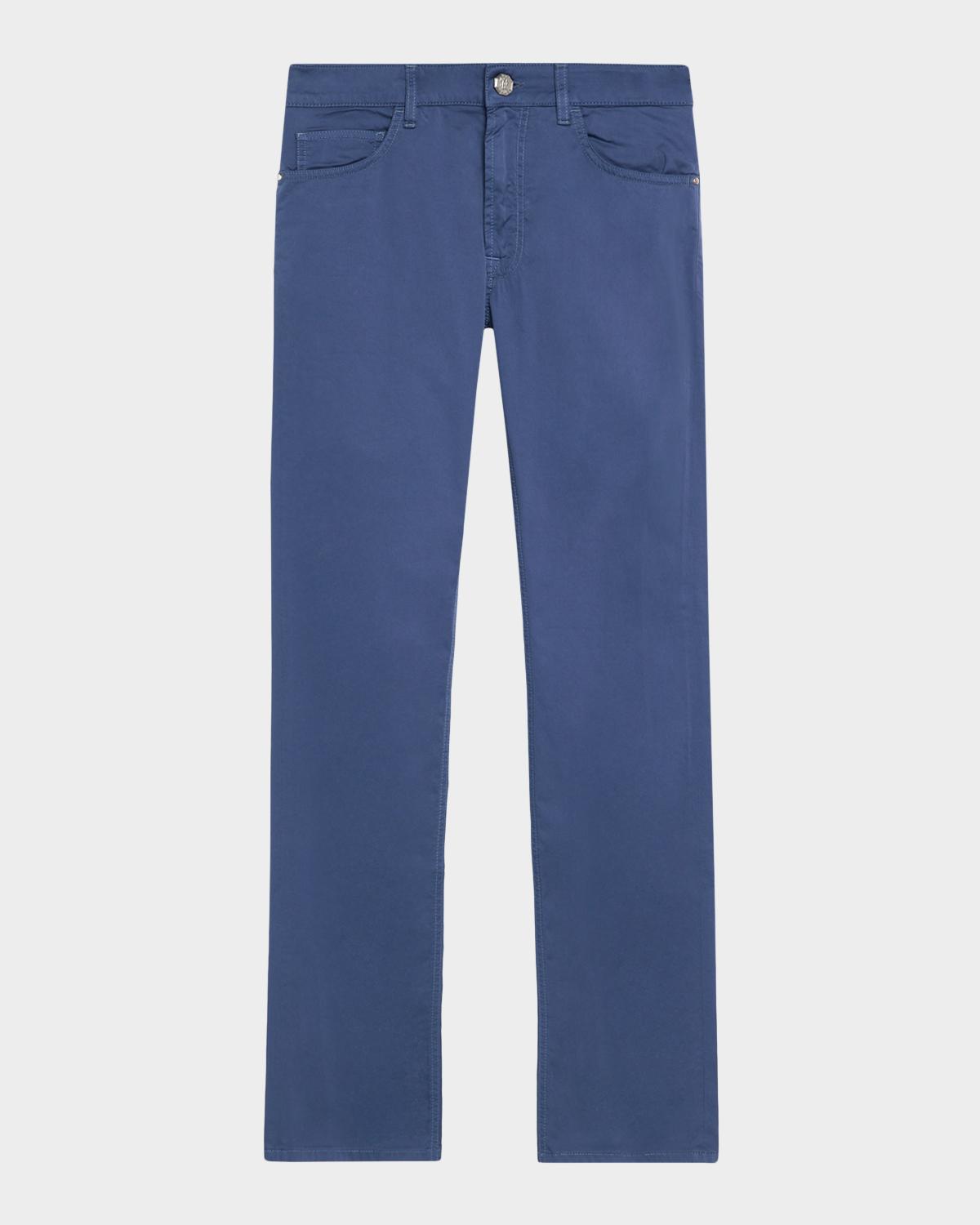 Stefano Ricci Men's Slim Cotton-Stretch Five-Pocket Pants