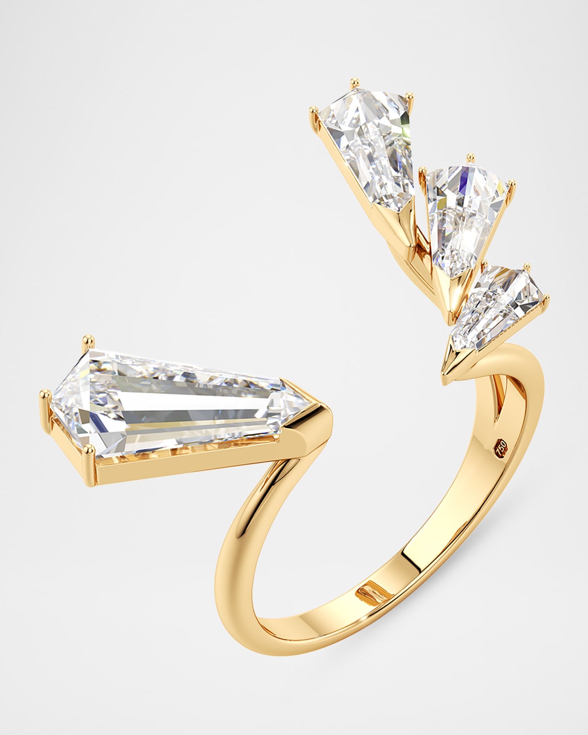Unsaid Phoenix Lab-Grown Diamond Open Statement Ring
