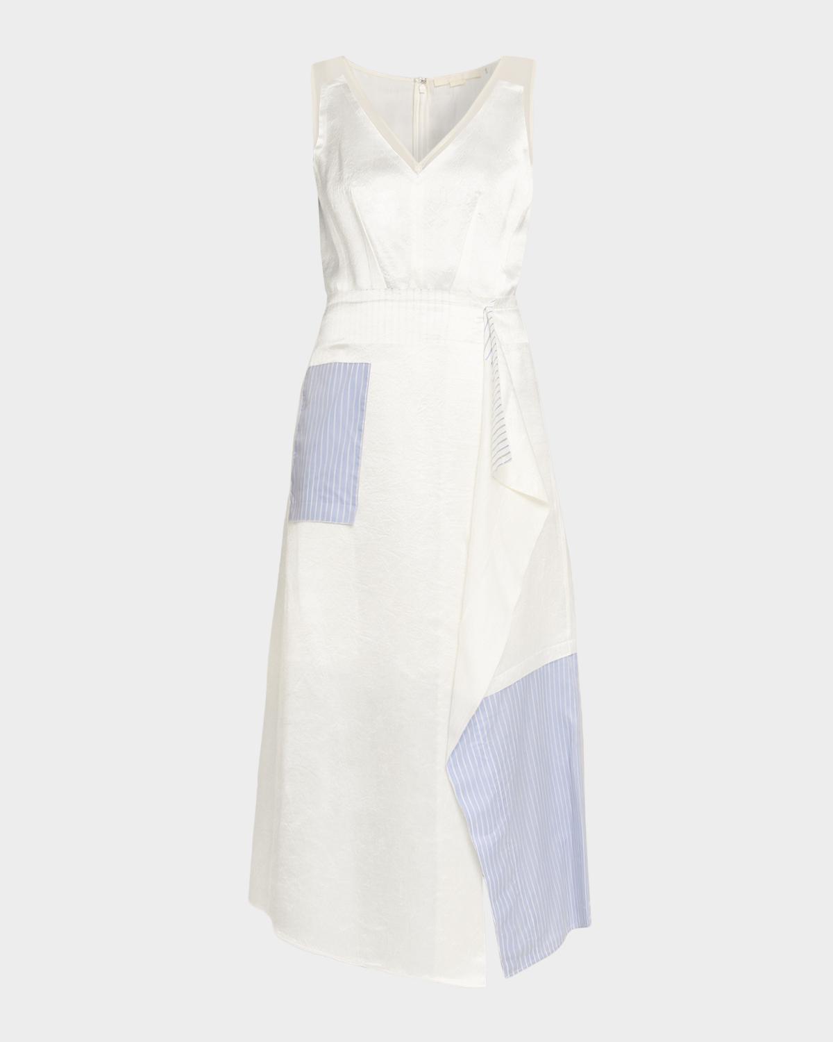 Jason Wu Collection x Robert Rauschenberg Patchwork Midi Dress