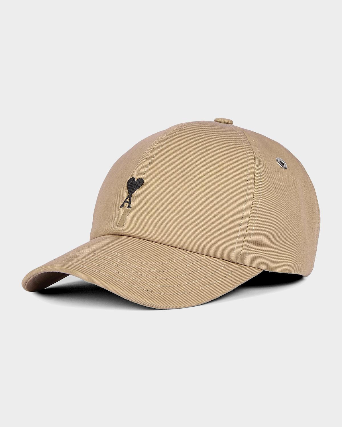 Ami Paris Men's Quota Embroidered Ami de Coeur Baseball Cap