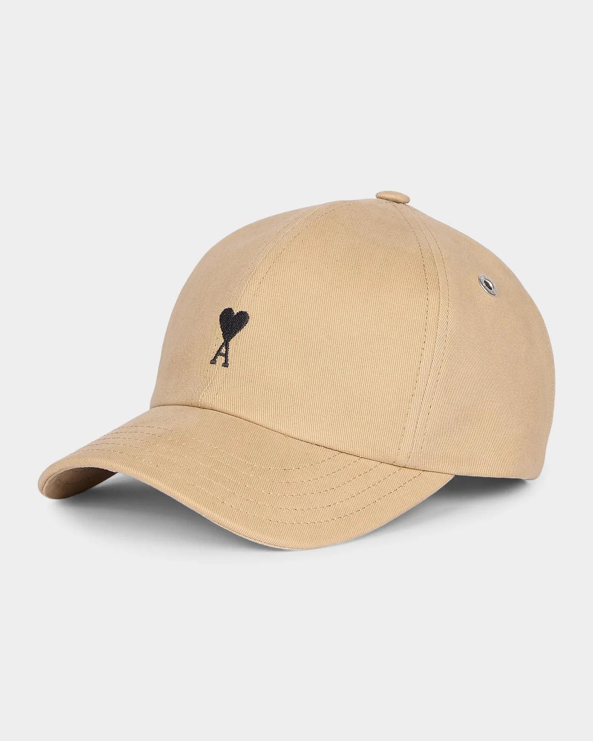 Ami Paris Men's Quota Embroidered Ami de Coeur Baseball Cap