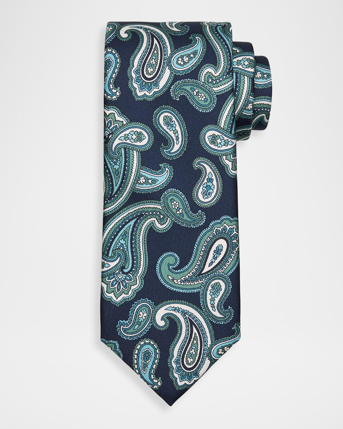 Brioni Men's Paisley Silk Tie