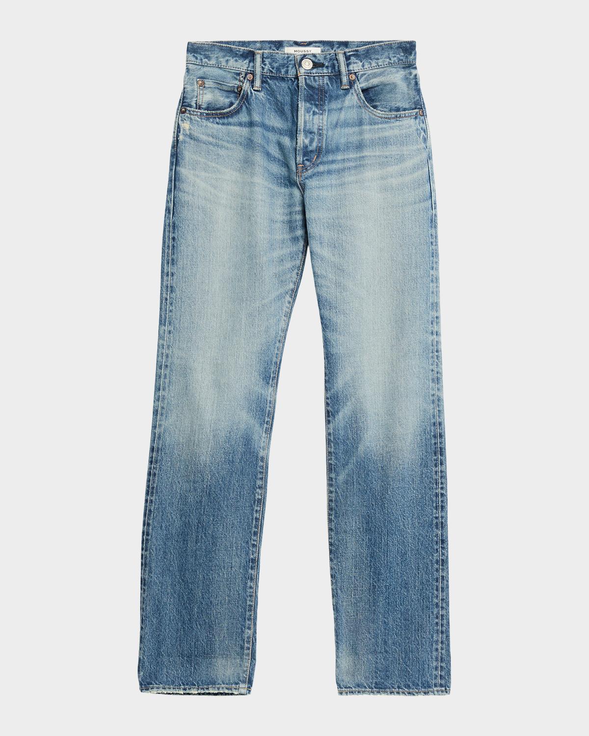MOUSSY VINTAGE Deltona Straight Mid-Rise Jeans