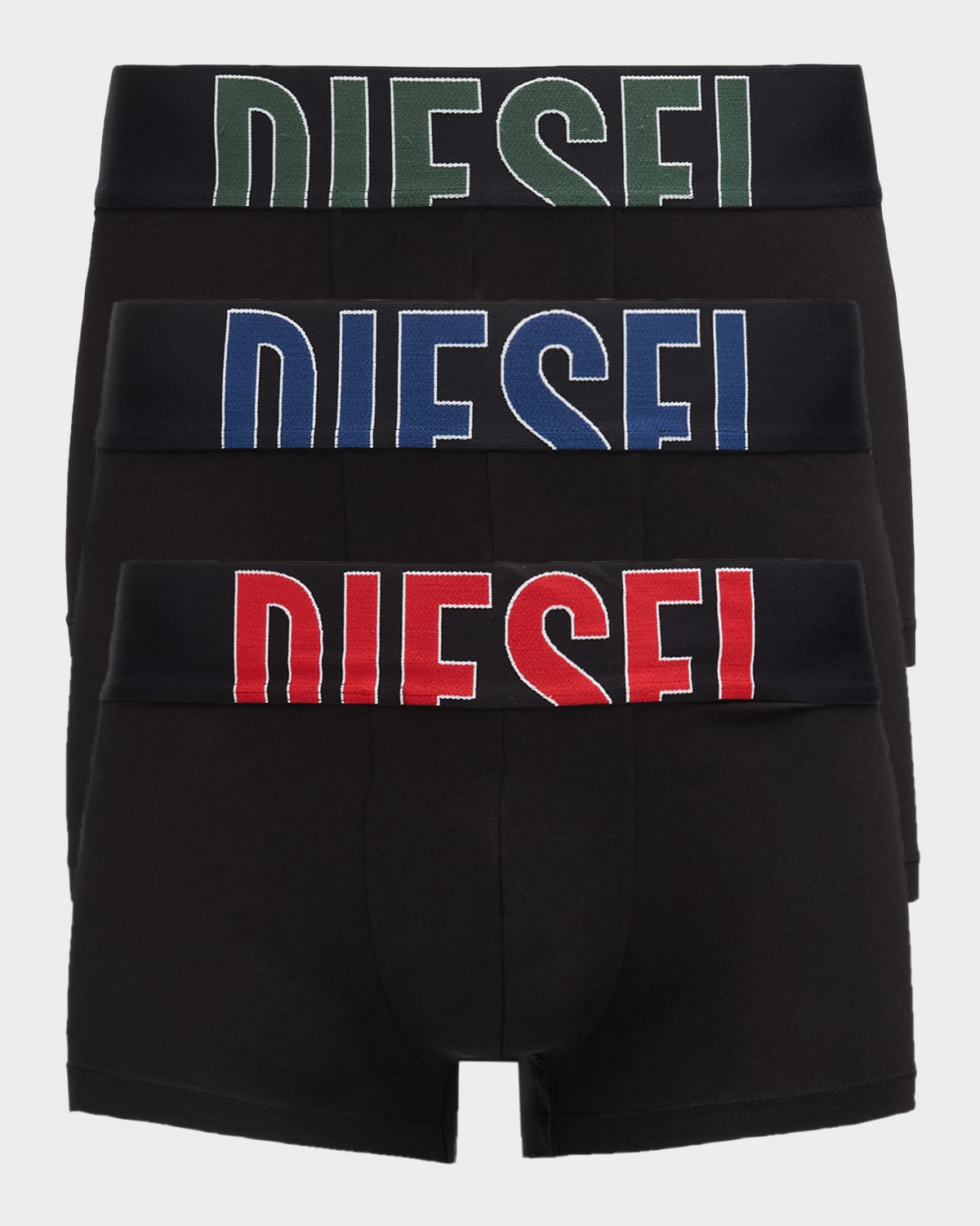 Diesel Men 's Damien Pop Logo 3-Pack Boxer Briefs | Thumbnail 4