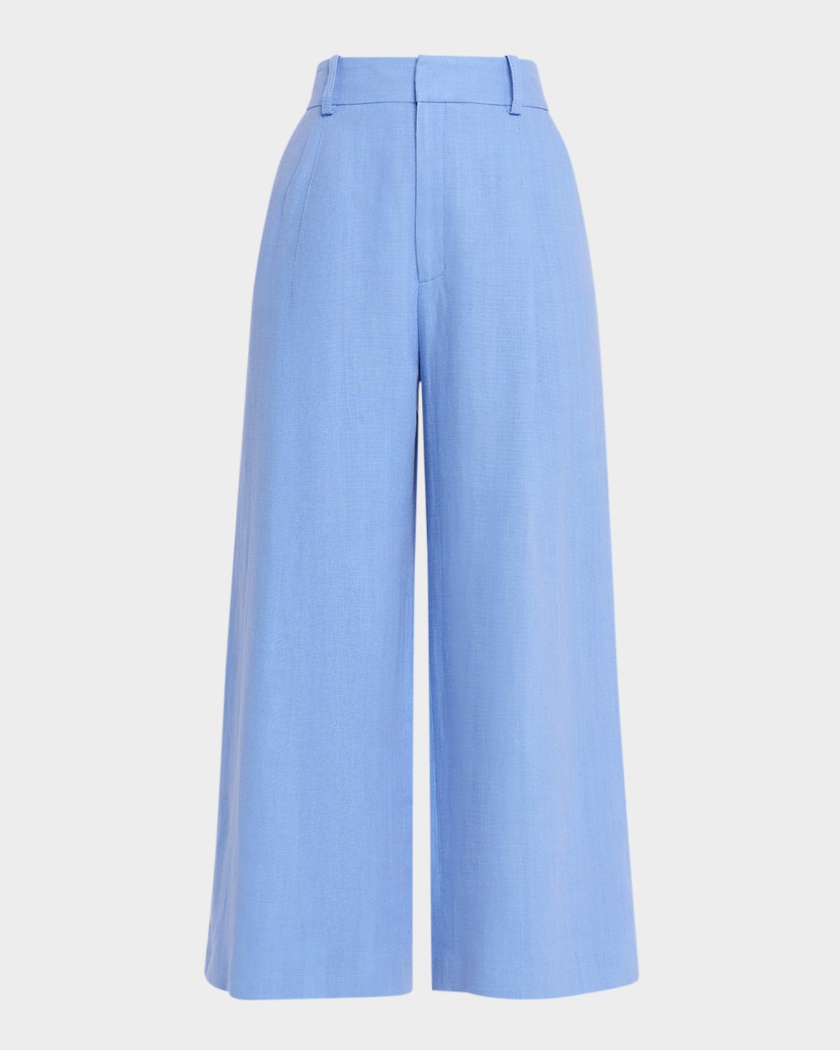 Smythe Linen Cropped Pants