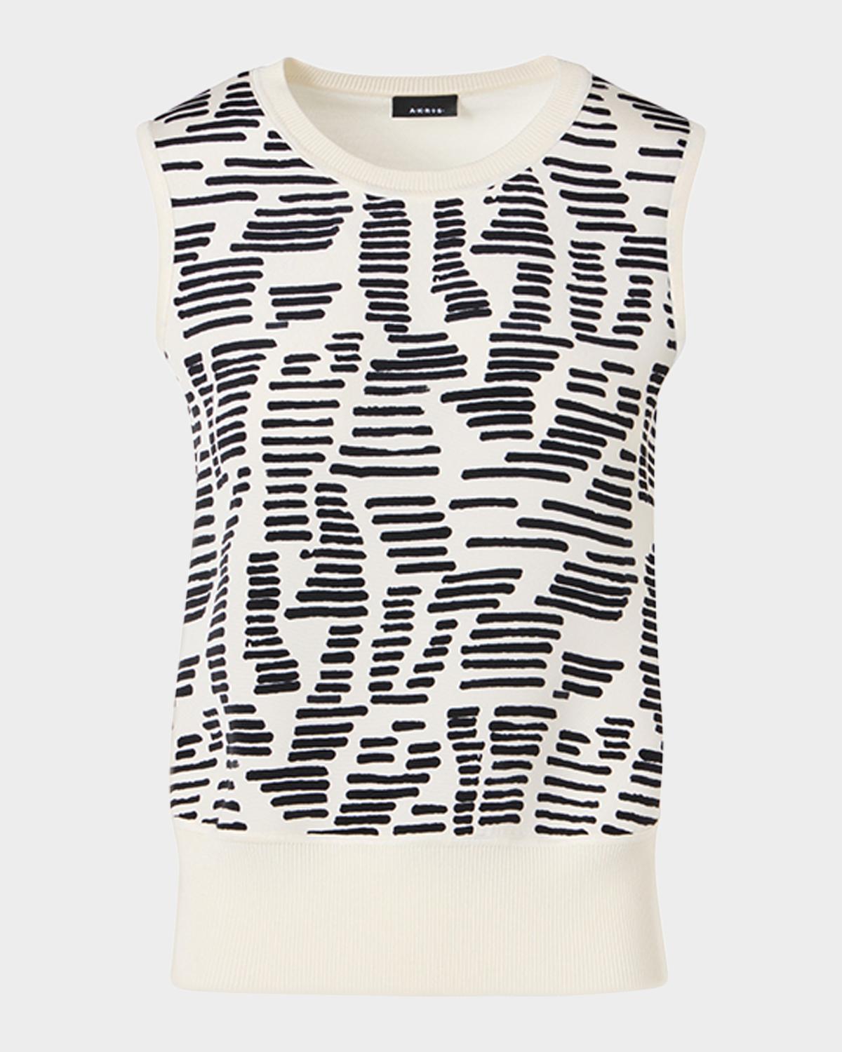 Akris Dance Movements Sleeveless Silk Top