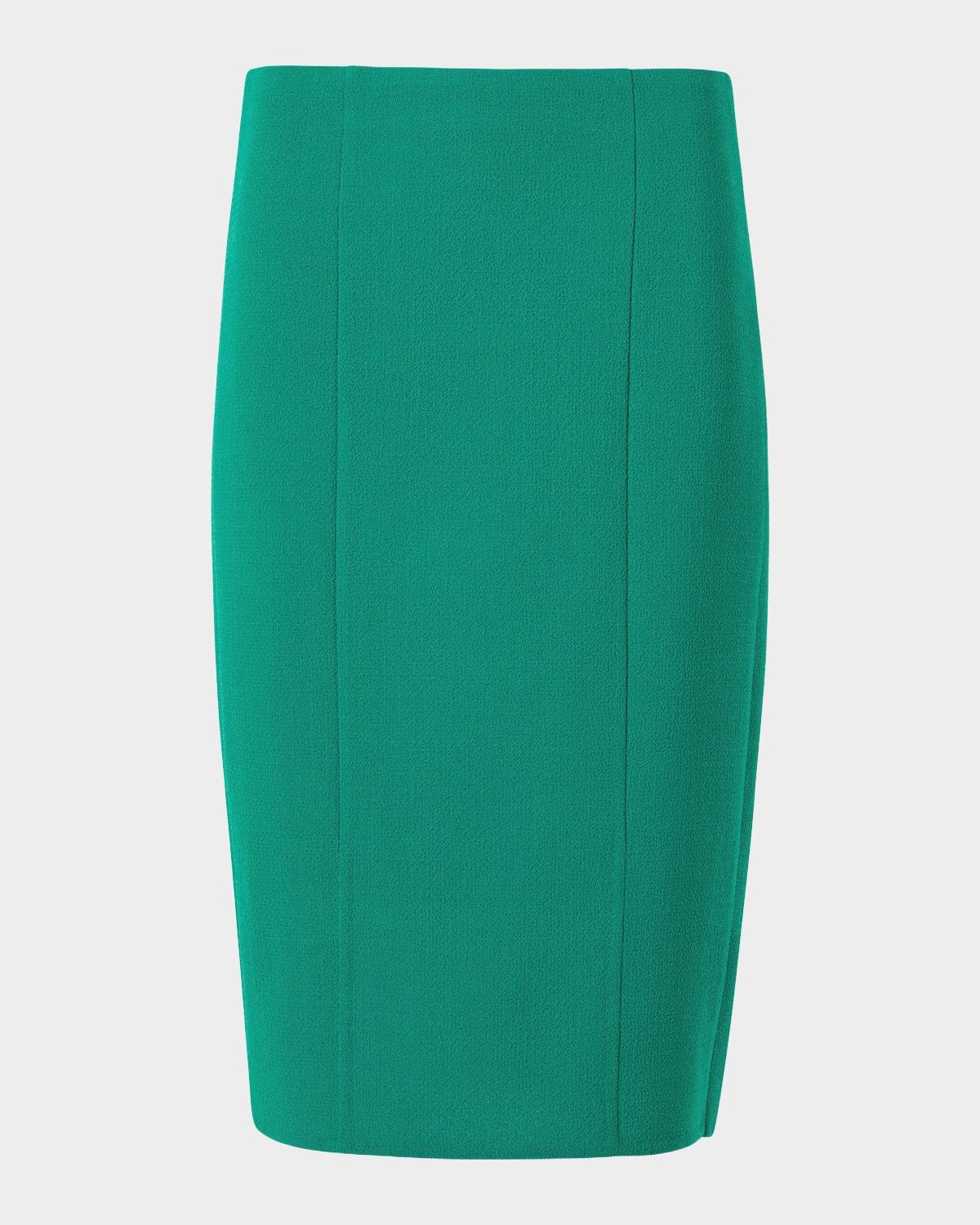 Akris Wool Crepe Pencil Skirt