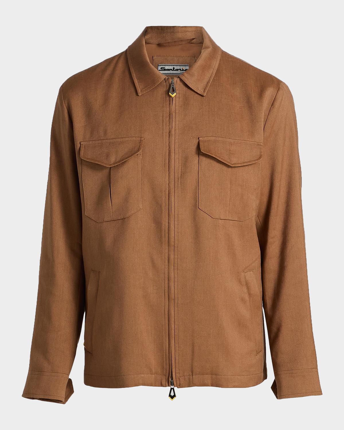 Sartorio Men's Joly Linen-Wool-Mohair Jacket