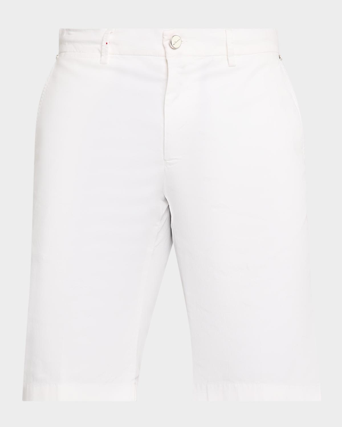 Kiton Men's Cotton Stretch Bermuda Shorts
