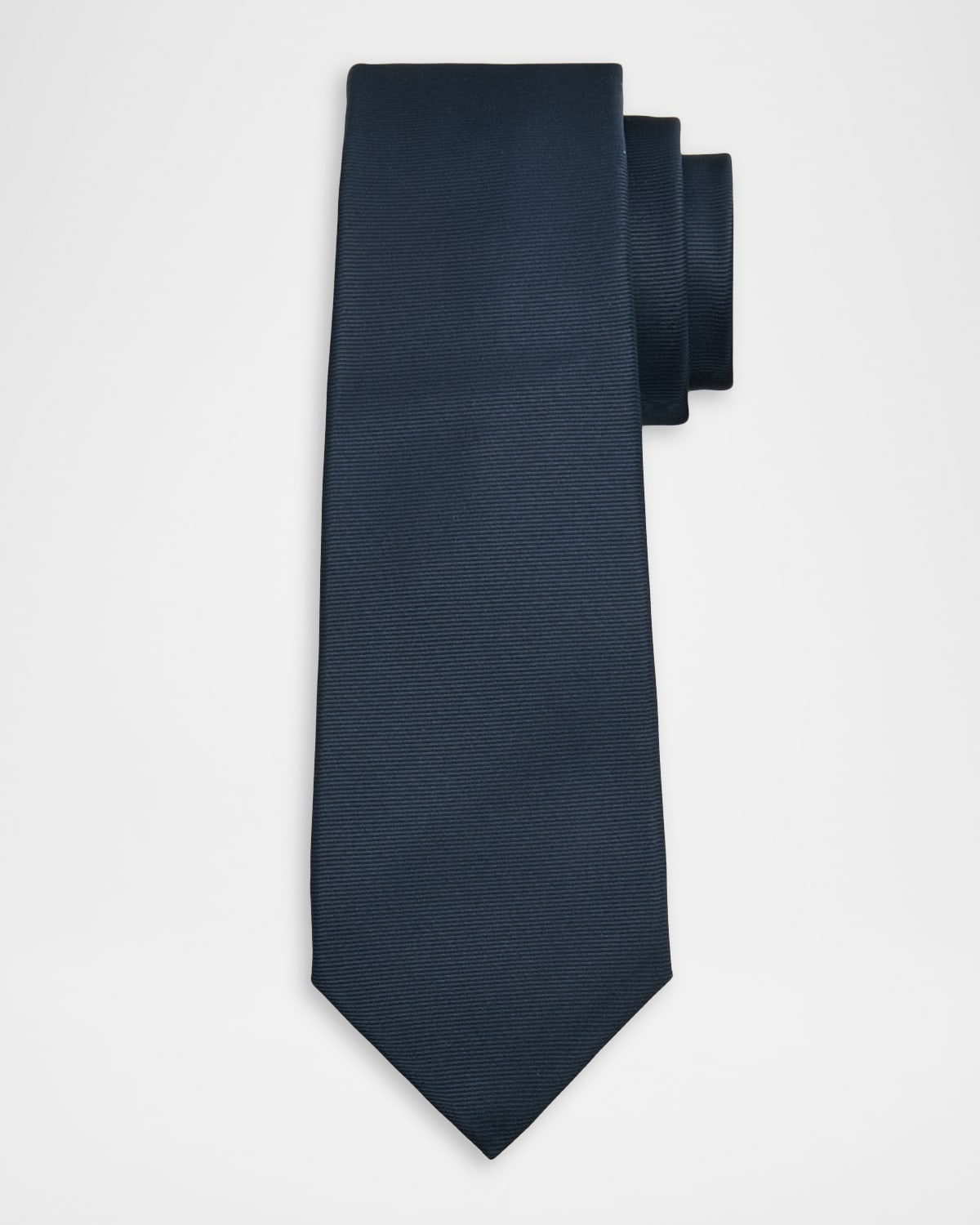 Kiton Men 's Solid Silk Tie