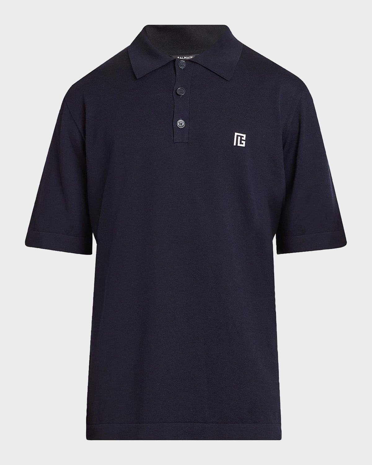 Youngblood Mineral Cosmetics Logo Silk-cotton Polo Shirt In Siv Marine