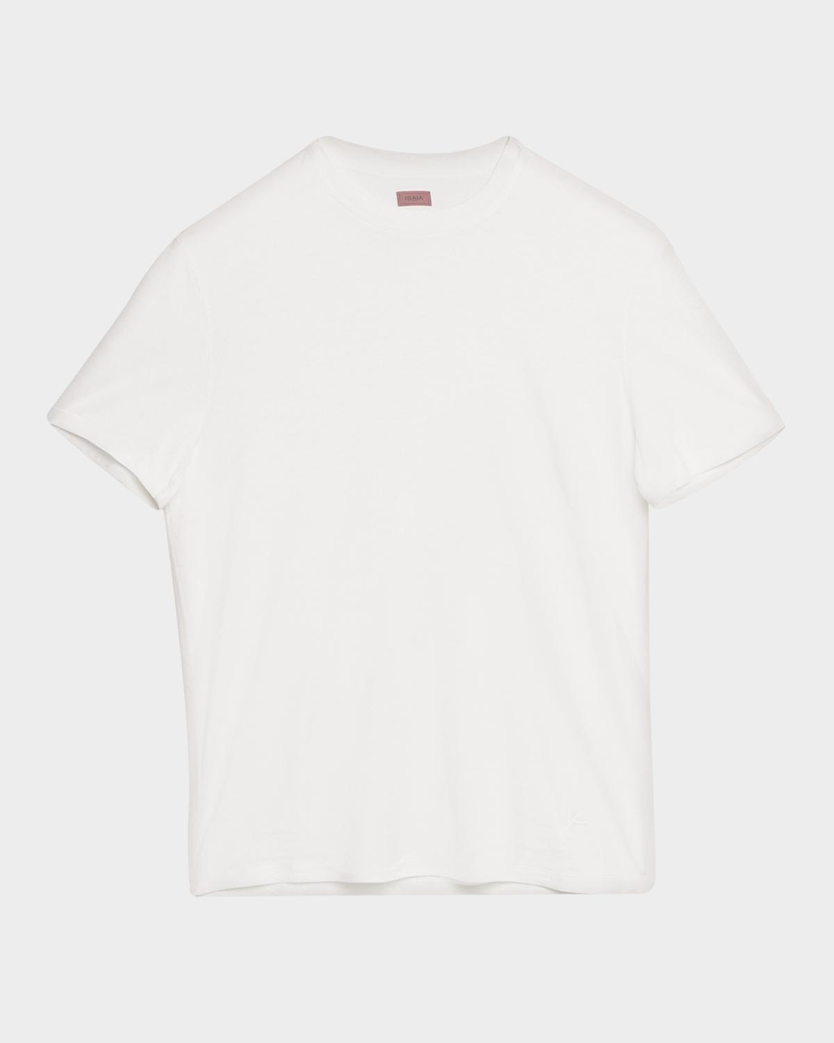 Isaia Men's Silk-Cotton T-Shirt