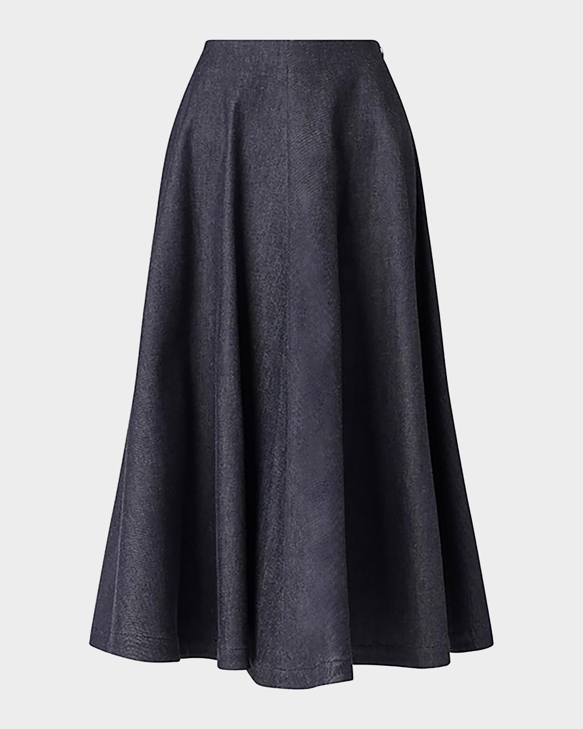 Altuzarra Varda A-Line Denim Skirt