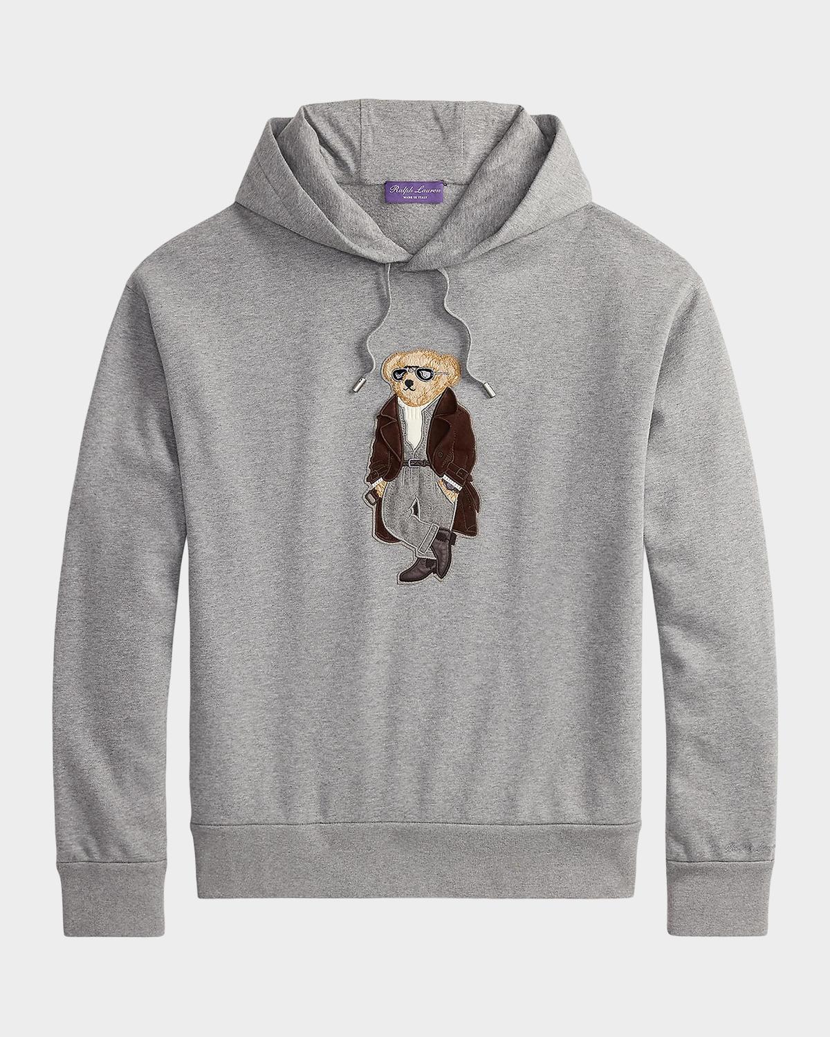 Men & apos;s Polo Bear Cotton-Cashmere Fleece Hoodie