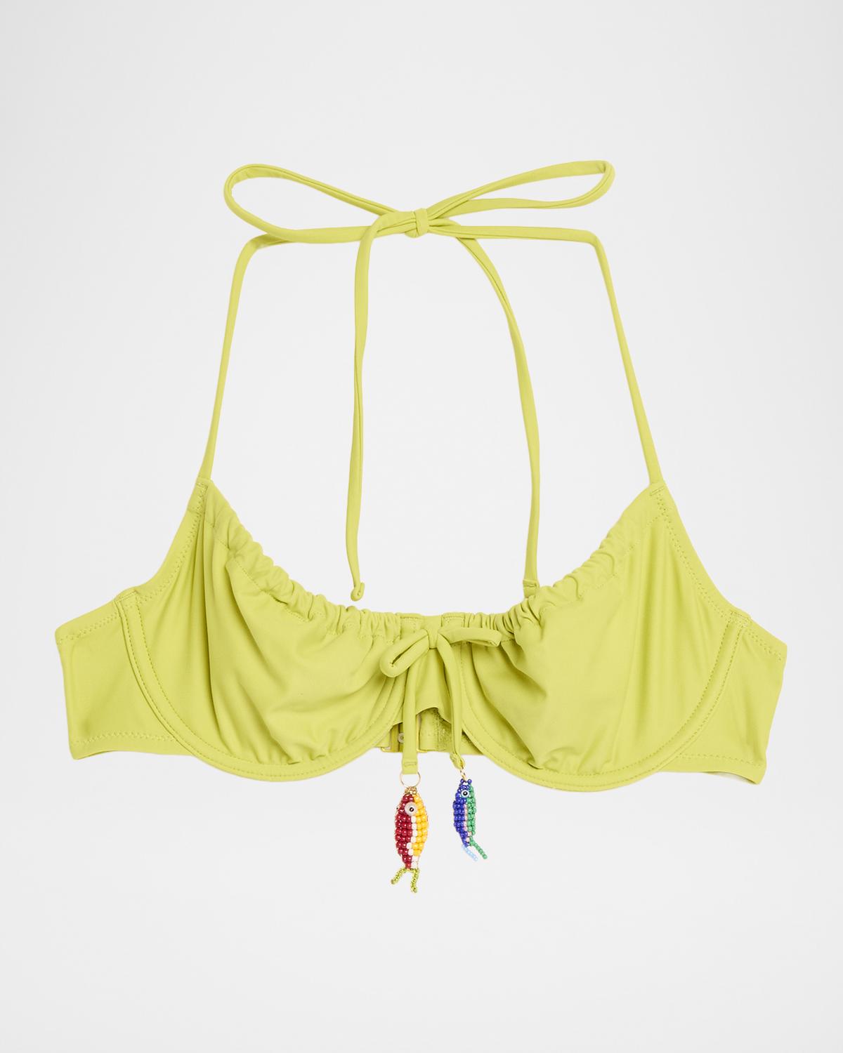 Solid and Striped The Lolita Halter Bikini Top