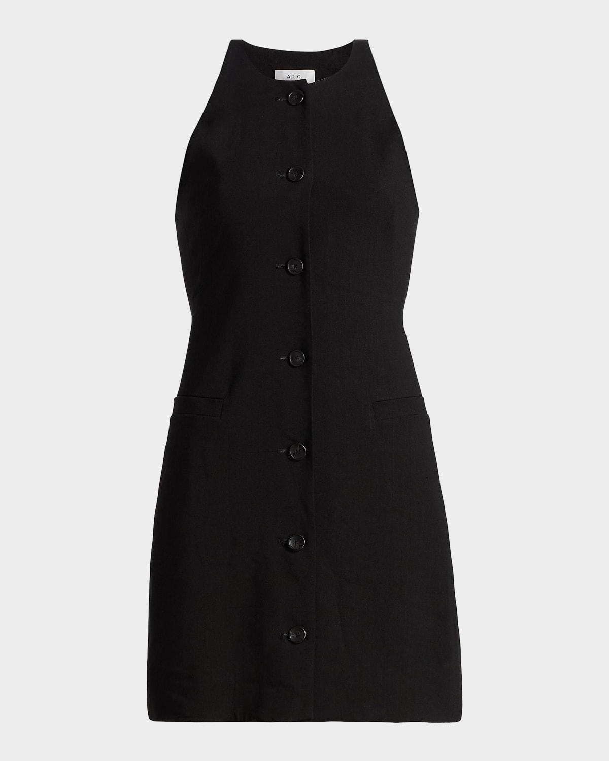 Suri Linen-Blend Minidress