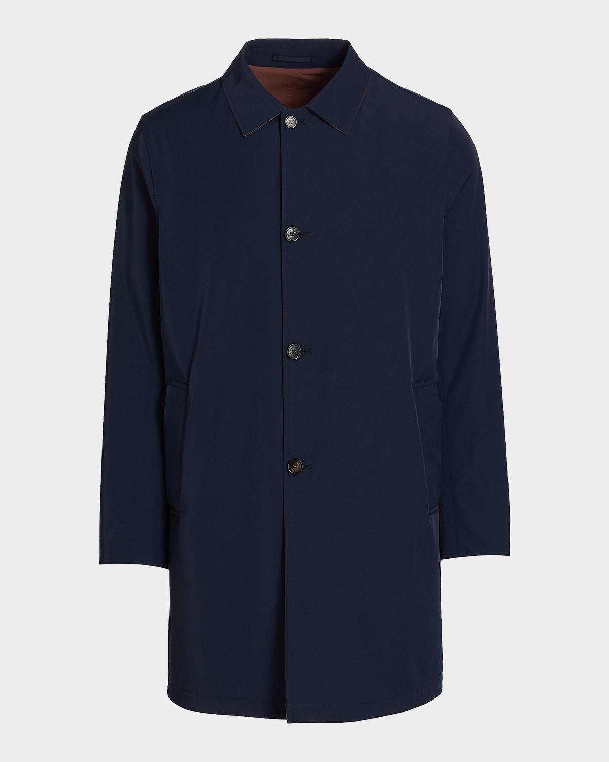 Sartorio Men's Ben Reversible Single-Breasted Coat