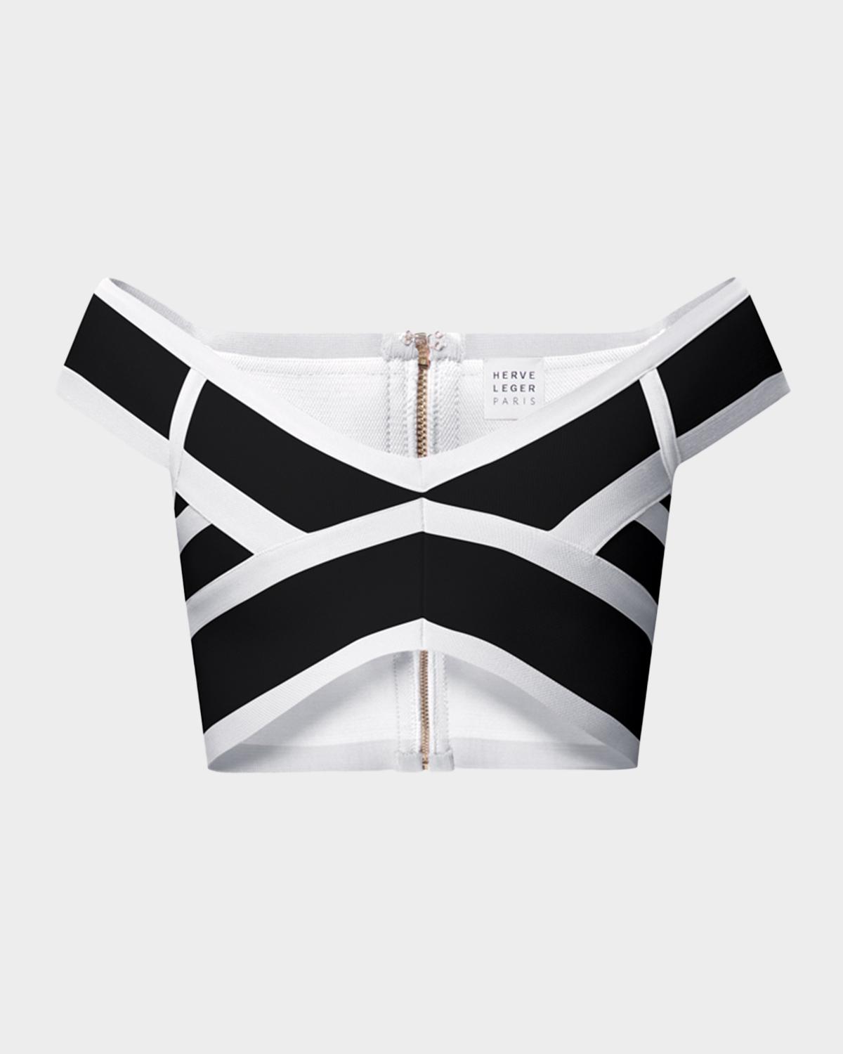 Hervé Léger The Spotlight Crop Top
