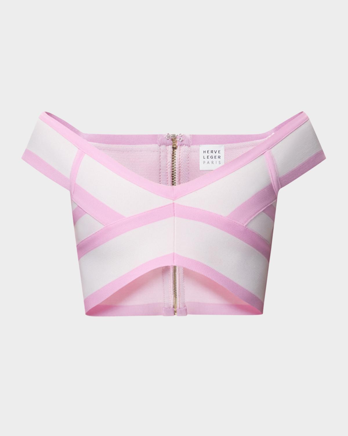 Hervé Léger The Spotlight Crop Top