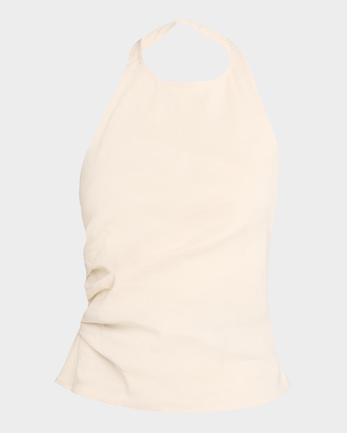 A.L.C. Sylvie Linen-Blend Halter Top