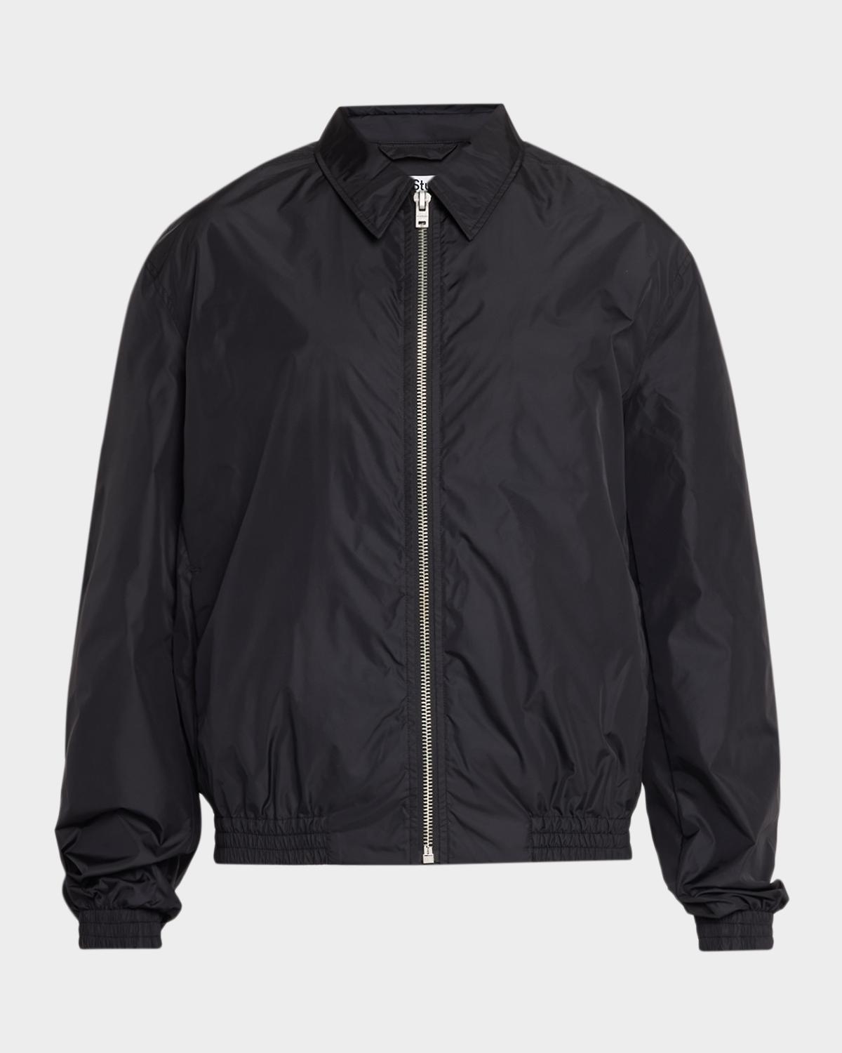 Acne Studios Men's Nylon Logo Shirt Jacket