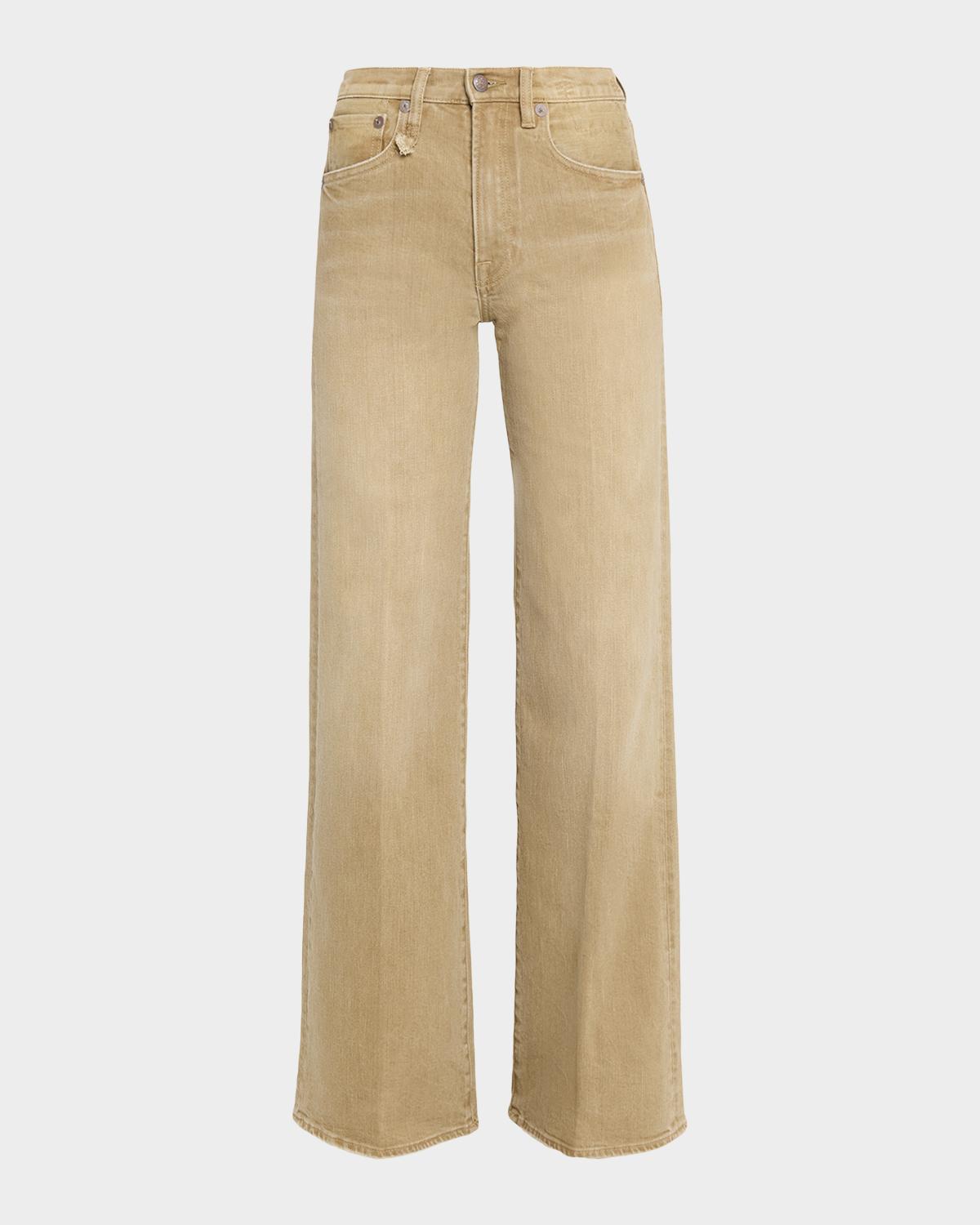 R13 Charlotte Wide-Leg Jeans