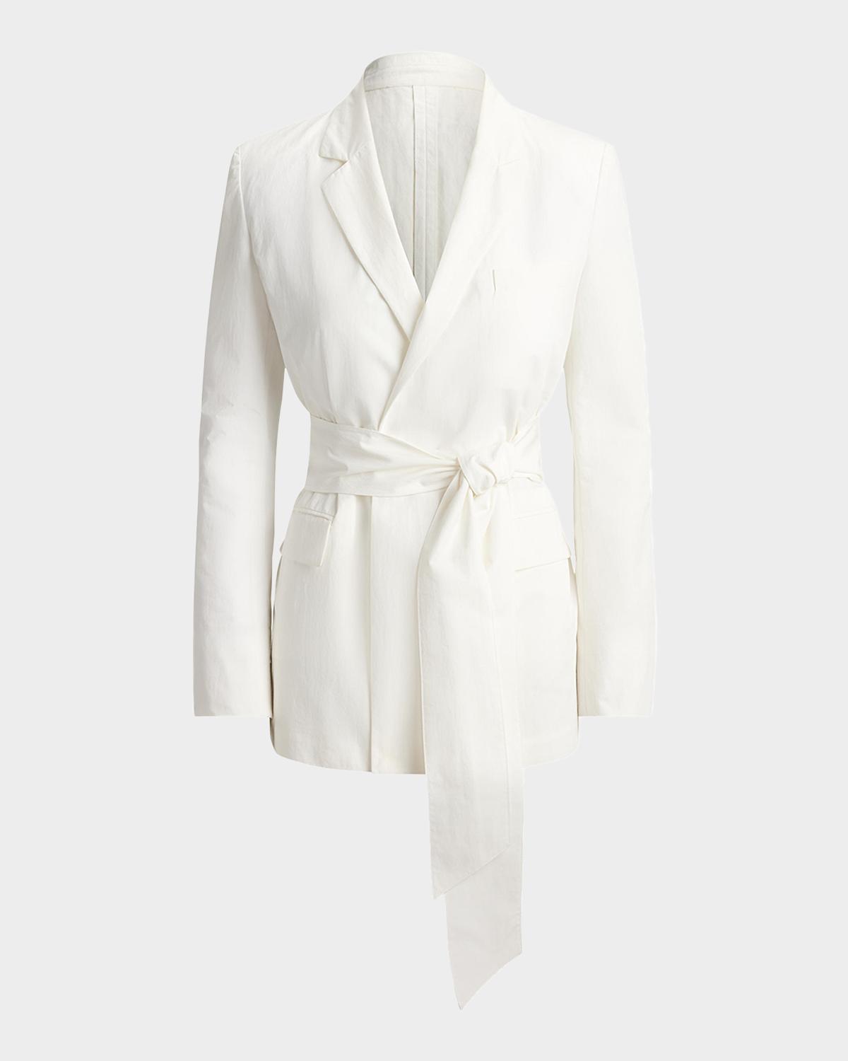 Ralph Lauren Collection Carlotta Peached Cotton-Blend Jacket