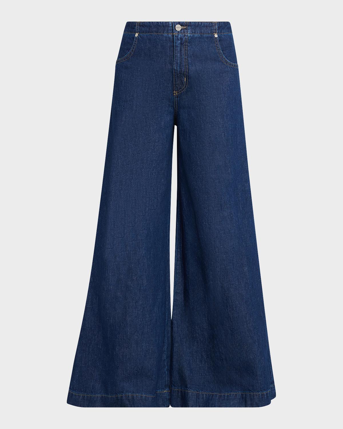 TWP Dillon Jeans in Cotton-Linen Denim