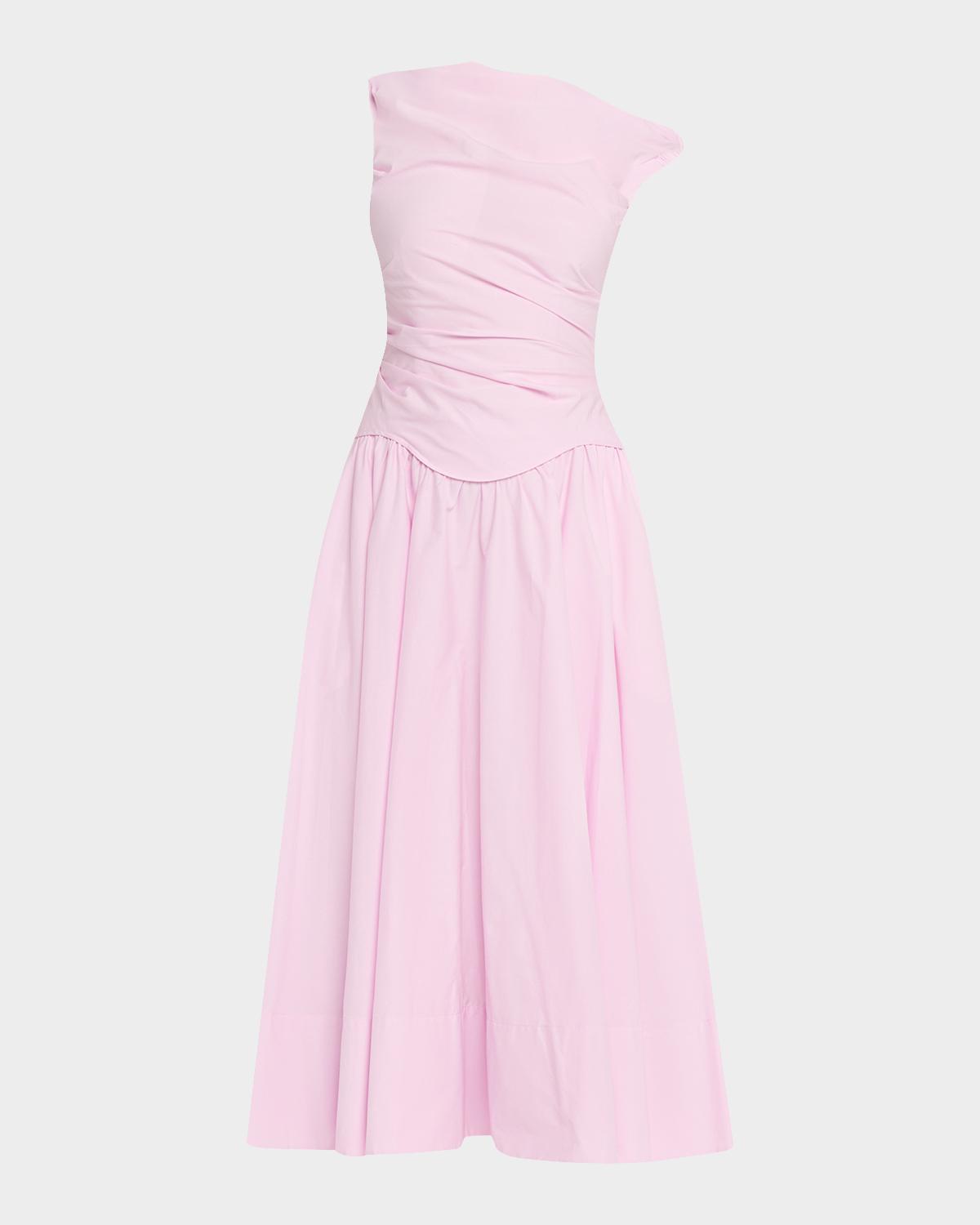 SIMKHAI Cersei Off-Shoulder Midi Dress