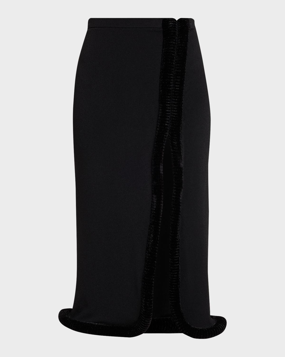 Diotima Castries Knit Straight Skirt