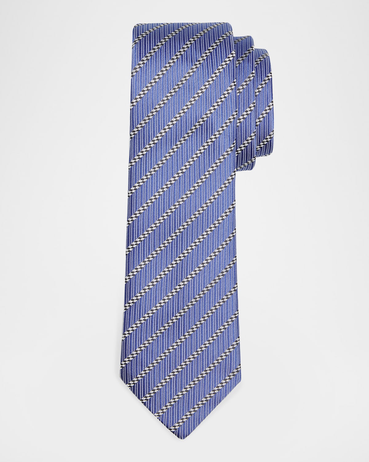 Giorgio Armani Men 's Mixed Stripe Silk Jacquard Tie | Thumbnail 4