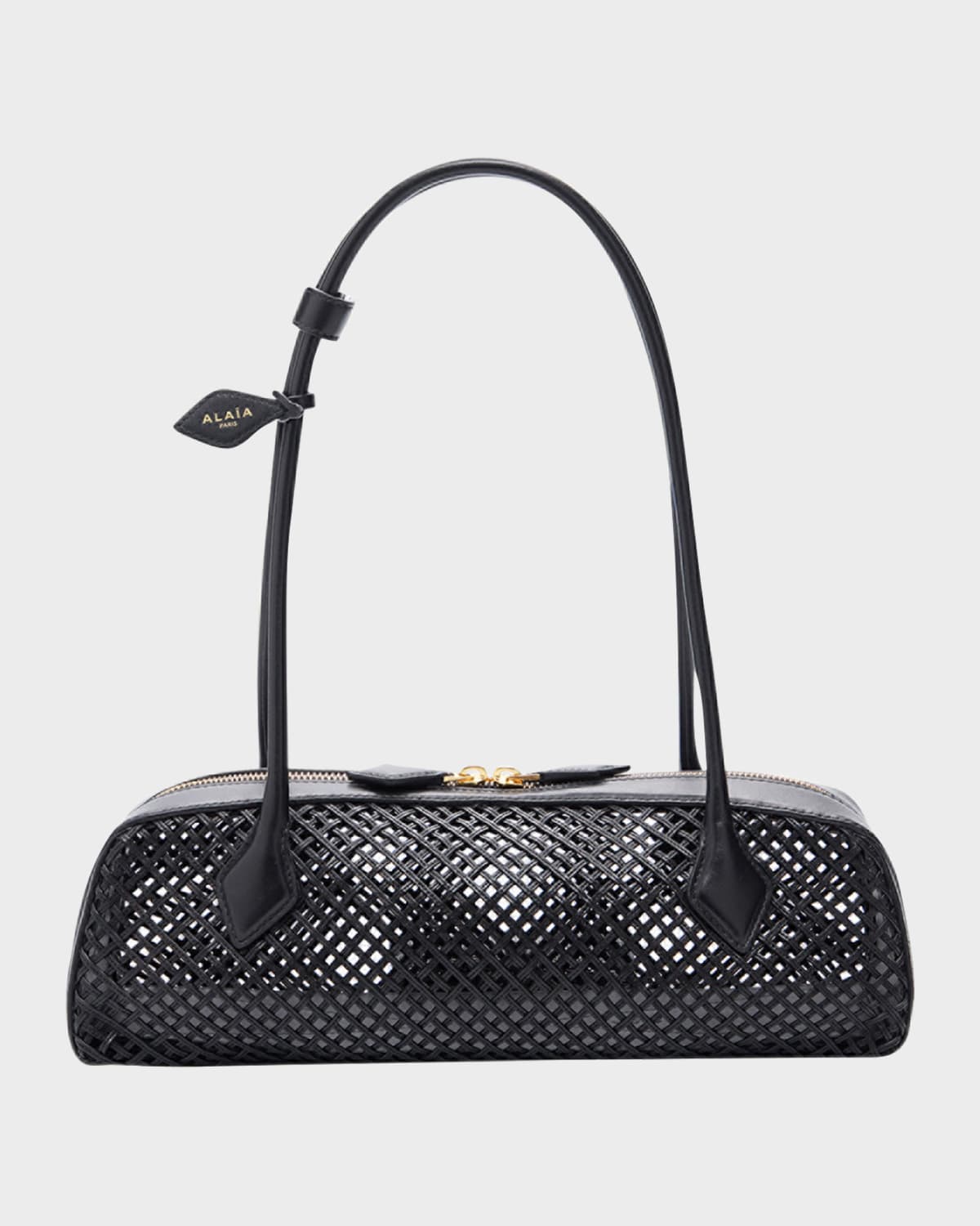 ALAÏA Le Teckel Medium Leather Net Shoulder Bag | Thumbnail 4 ALAÏA Le Teckel Medium Leather Net Shoulder Bag | Thumbnail 4