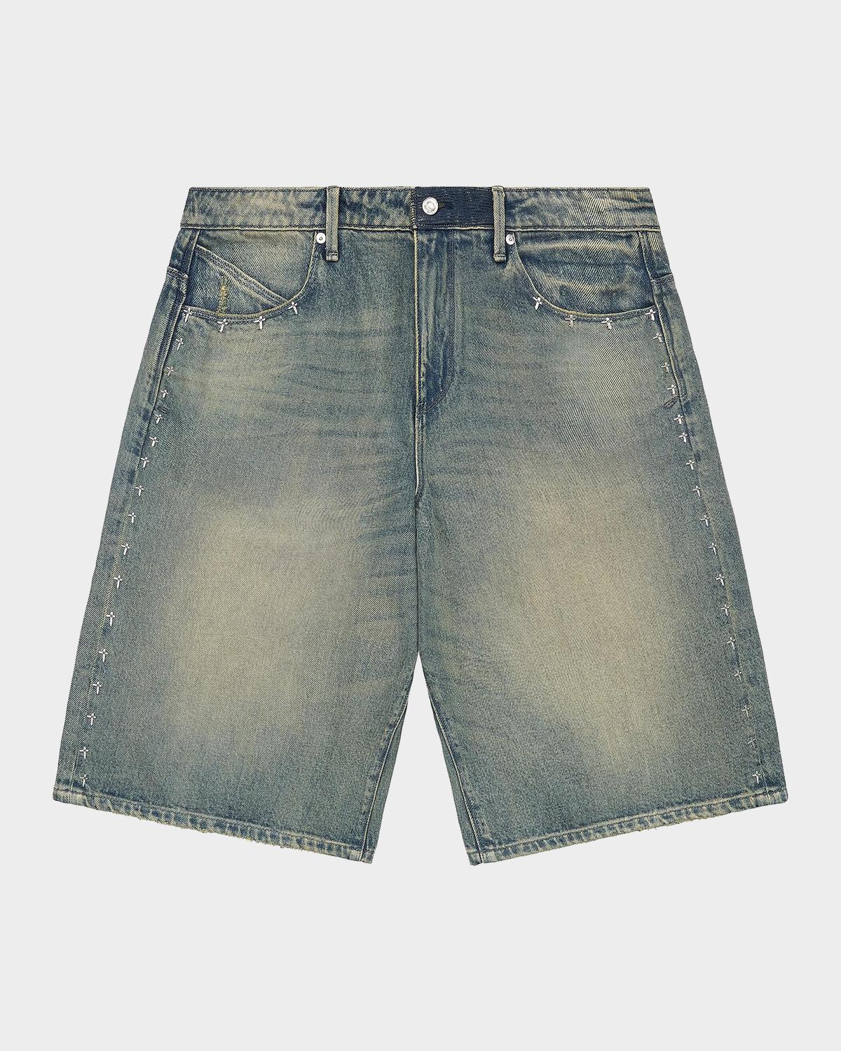 RTA Exodus Gustavo Denim Bermuda Shorts