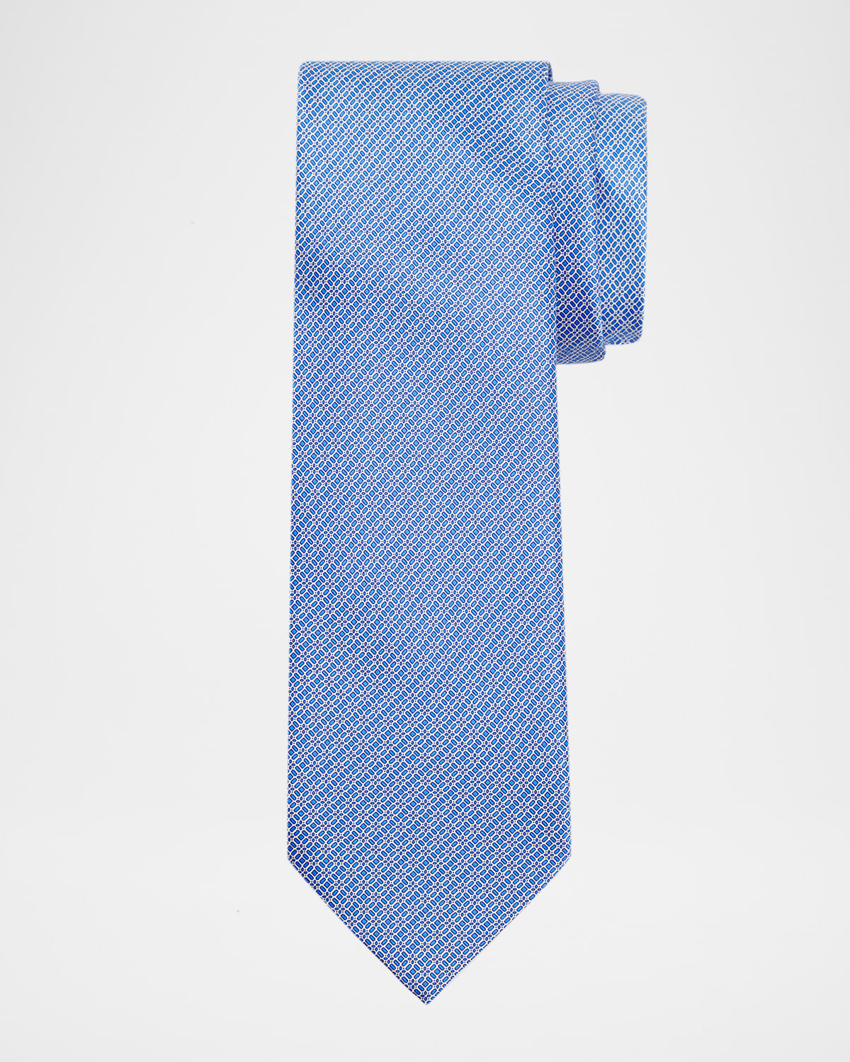 Stefano Ricci Men 's Dotted Floral Silk Tie | Thumbnail 4