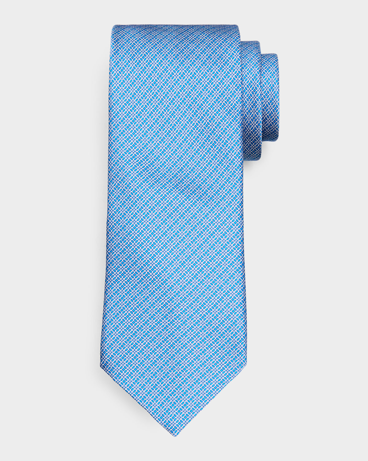 Stefano Ricci Men 's Dotted Floral Silk Tie | Thumbnail 4