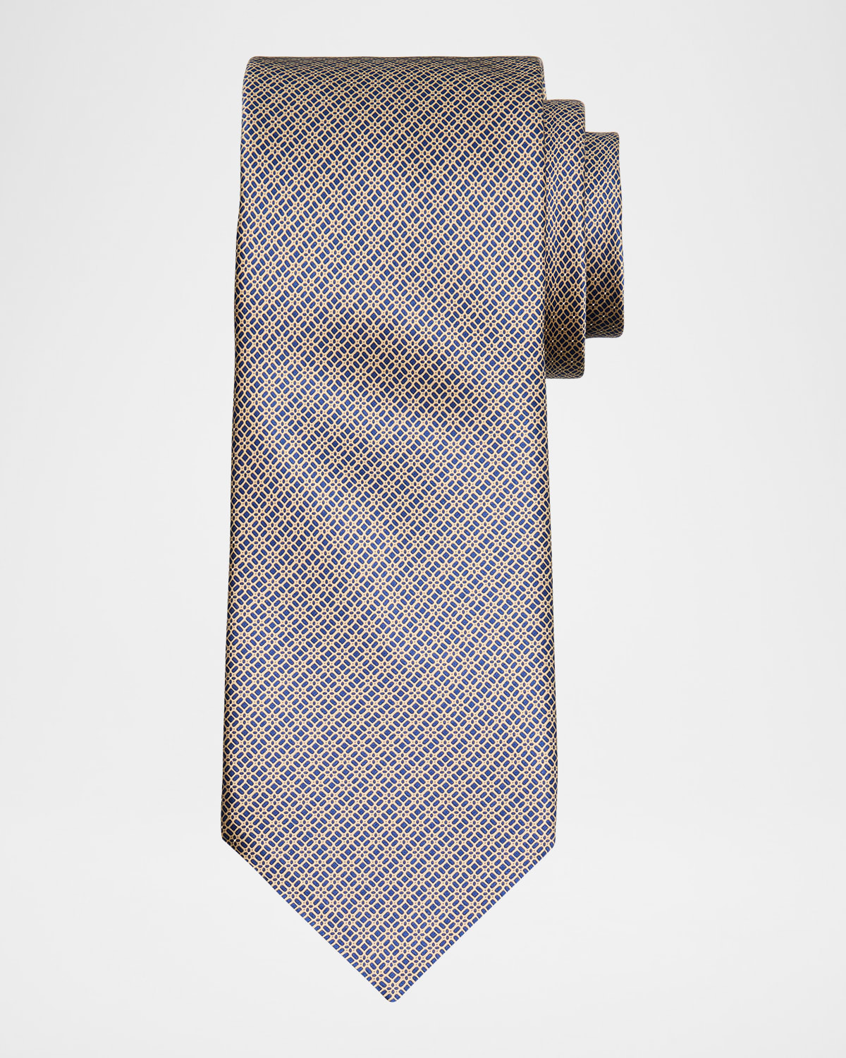 Stefano Ricci Men 's Dotted Floral Silk Tie | Thumbnail 4